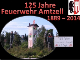 125 Jahre Feuerwehr Amtzell